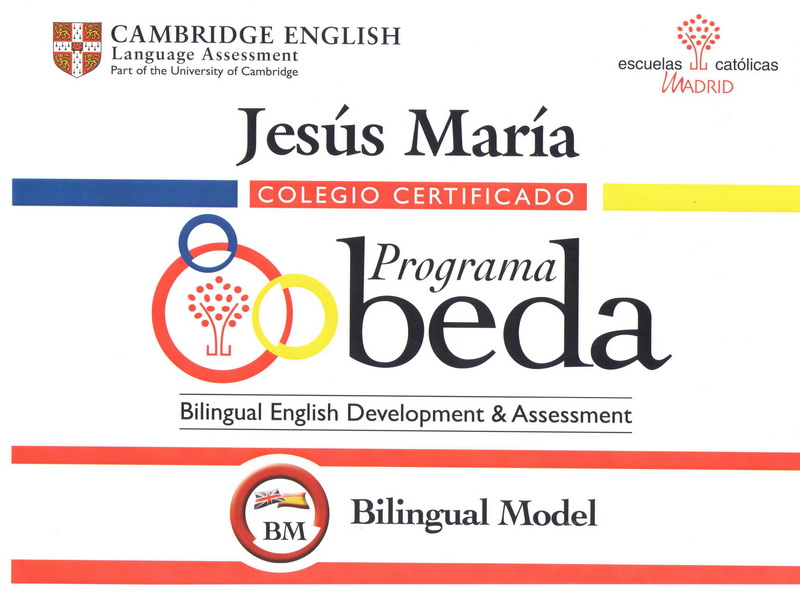 cartel BEDA bilingual model