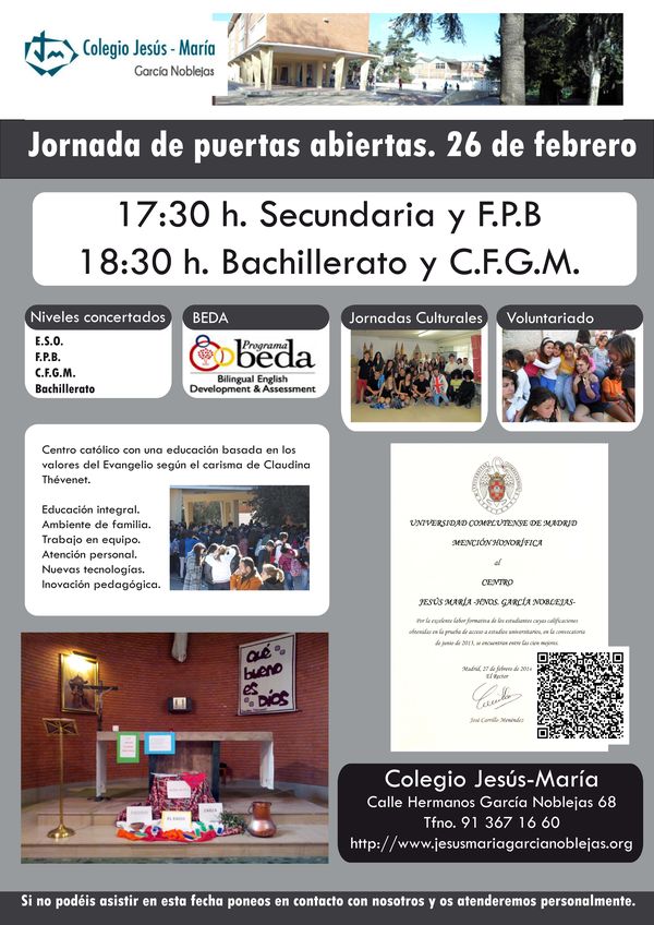 Jornadas Puertas Abiertas 2015